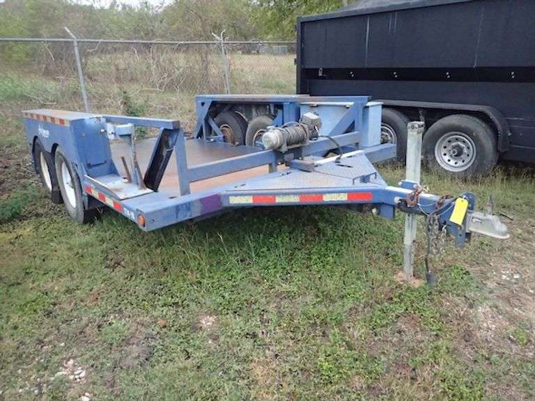 2015 Rock Line Products Air Tow Full Air Suspension Tandem Axle Trailer VIN 512DF19T0FC103568