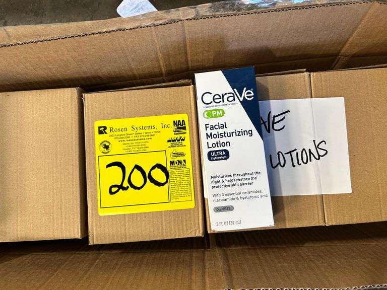 (6) BOXES CERA-VE FACIAL MOISTURIZING LOTION 12-PER BOX - Rosen Systems
