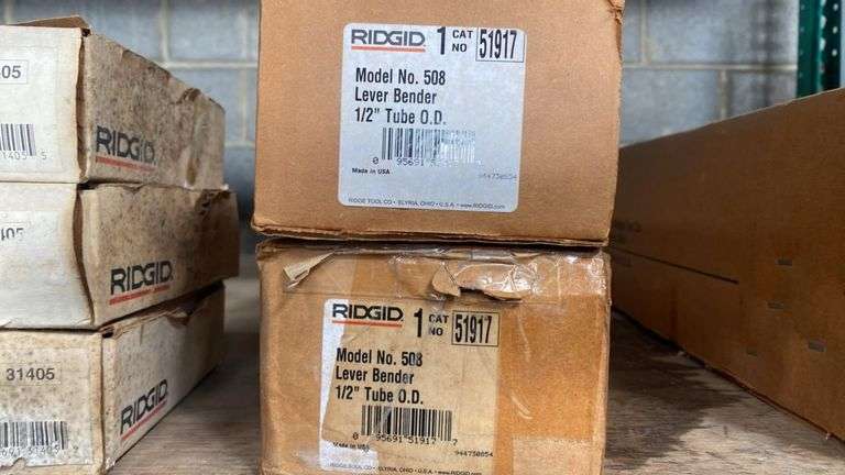 RIDGID 508 Lever Bender, 1/2" Tube O.D., Made in USA
