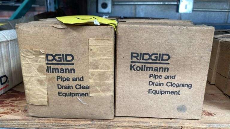 LOT, (32) Ridgid T-201 Pipe Drain Cleaning Equipment, Model 62990