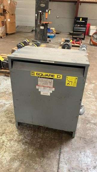 Square D EE75T3HFCU 75 kVA Three-Phase Transformer, 480-208Y/120V
