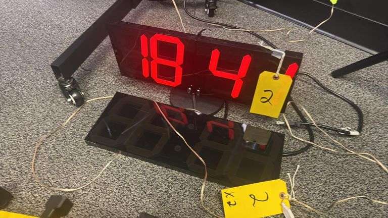 Digital Timer Clock with LED Display