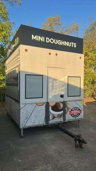 2012 Food Concession Trailer, Single Axle, Mini Doughnuts & Coffee Branding, VIN: 1C9BV1015CY887071