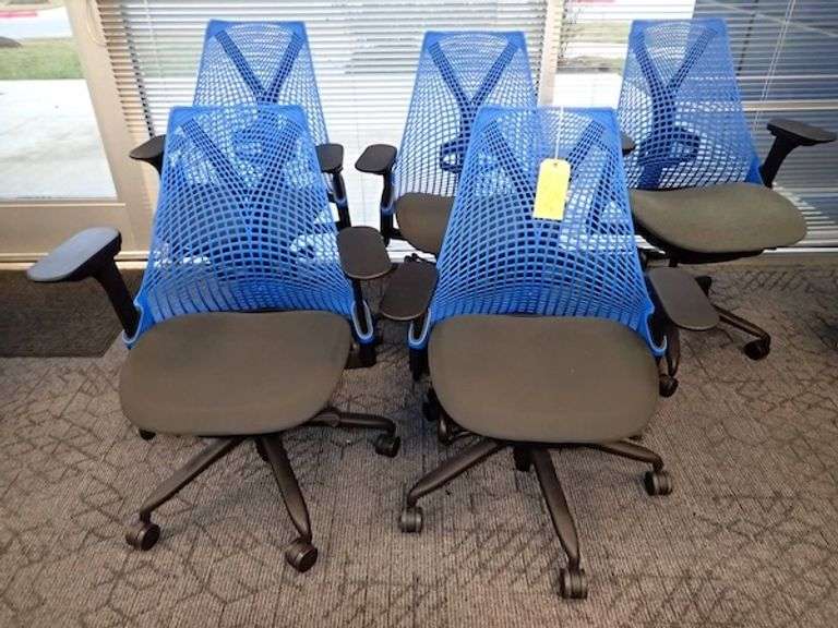 HERMAN MILLER SAYL ROLLING OFFICE CHAIRS **sold 5X the money** - Rosen ...
