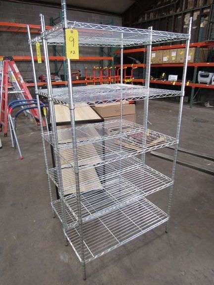 WIRE SHELF - APPROX. 72" X 36" X 16"  (sold 2x the money)