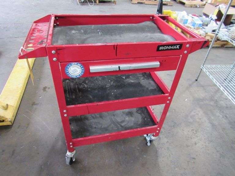 IRONMAX 3-TIER TOOL CART