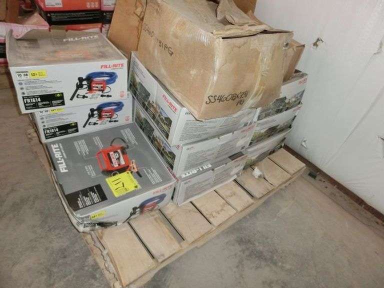 PALLET, FILL-RITE STANDARD DUTY FUEL TRANSFER PUMPS MDL FR1614 - Rosen ...