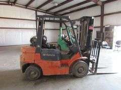 TOYOTA FORKLIFT MDL 7FGU25 S/N 80495