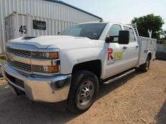 2019 CHEVROLT SILVERADO 2500HD HIGH CTY 4WD SERVICE TRUCK VIN 1GC1KREY6KF219997