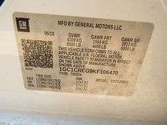 2019 CHEVROLET SILVERADO 2500HD SERVICE TRUCK VIN 1GC1CREG9KF106470