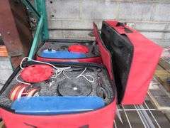 LOT, (2) EQUALIZER WINDSHIELD REMOVAL SYSTEM *MAY BE INCOMPLETE* AND (1) EQUALIZER CANVASS BAG *EMPTY*