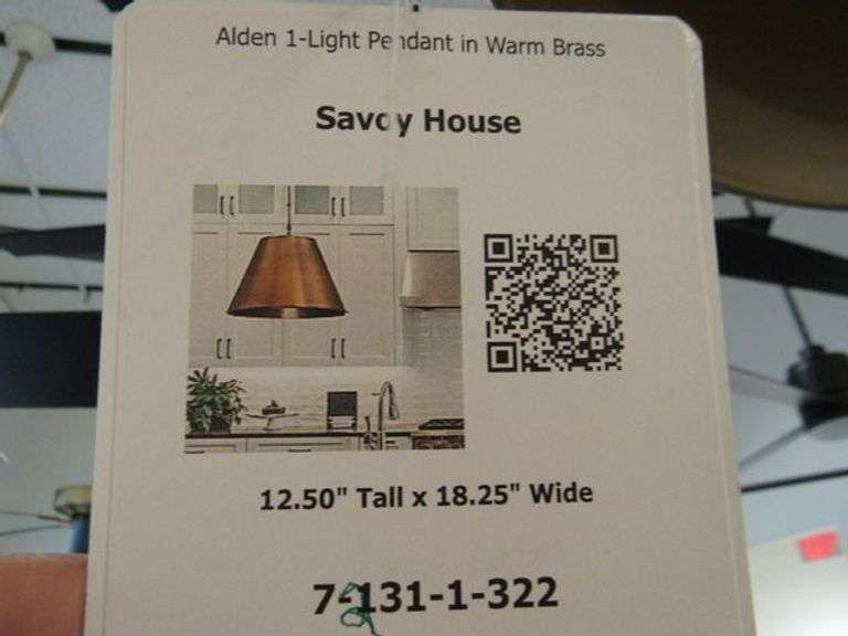 CHANDELIER OR PENDANT AS SHOWN * REFER TO PHOTOS * BUYER RESPONSIBLE FOR REMOVAL - BRING TOOLS AND LADDER AS ITEMS ARE CEILING MOUNTED 12'-14' CEILING HEIGHT*