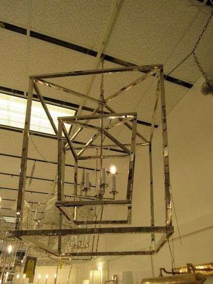 CHANDELIER OR PENDANT AS SHOWN * REFER TO PHOTOS * BUYER RESPONSIBLE FOR REMOVAL - BRING TOOLS AND LADDER AS ITEMS ARE CEILING MOUNTED 12'-14' CEILING HEIGHT*