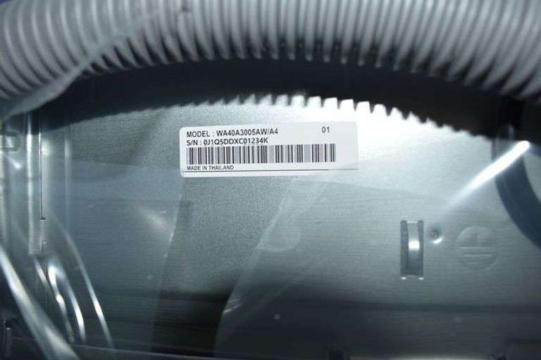 SAMSUNG WASHER MDL WA40A3005AW/A4 WHITE 120-V