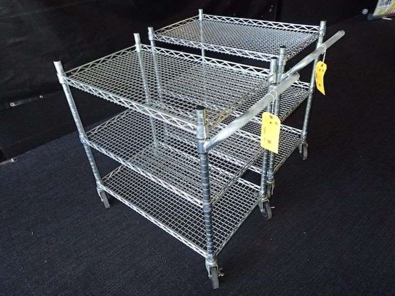 Seville Classics Metal NSF Cart w/ Three Shelves **sold 2X the money**