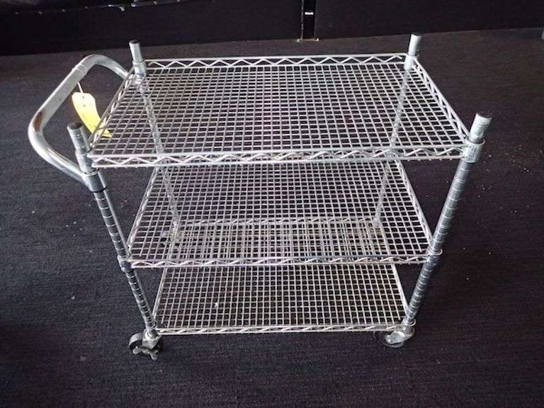 Seville Classics Metal NSF Cart w/ Three Shelves **sold 2X the money**