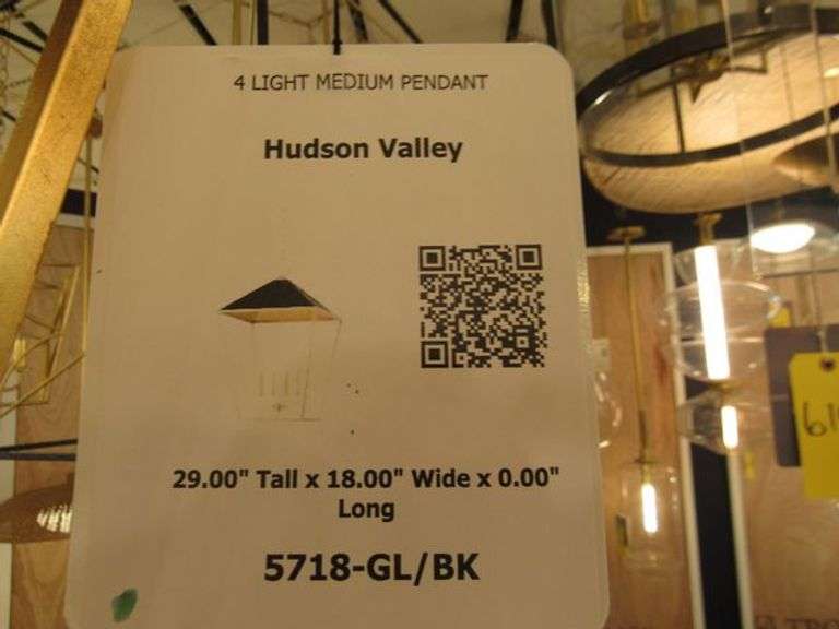 CHANDELIER OR PENDANT AS SHOWN * REFER TO PHOTOS * BUYER RESPONSIBLE FOR REMOVAL - BRING TOOLS AND LADDER AS ITEMS ARE CEILING MOUNTED 12'-14' CEILING HEIGHT*