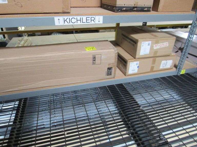 LOT, (3) ASSORTED KICHLER ITEMS INCLUDING (1) 52537NBR, (1) 43998CH AND (1) 43999BK