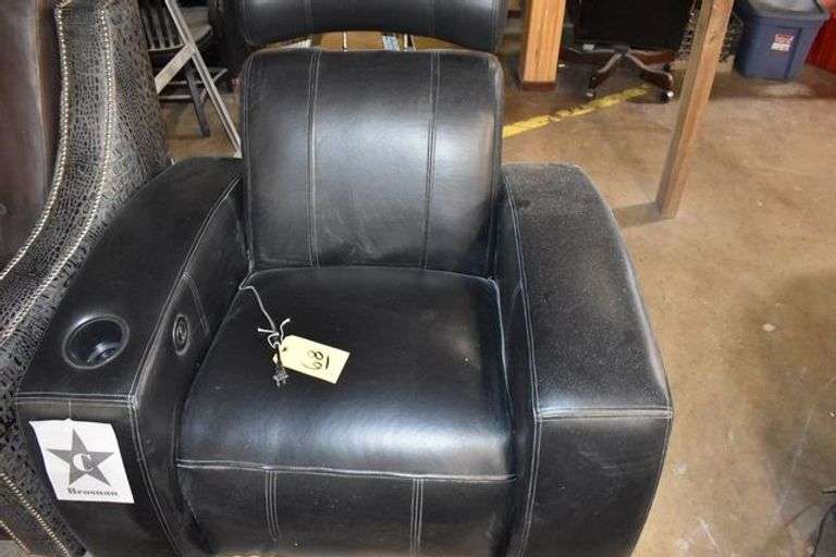 (3) ASSORTED THEATER CHAIRS, POWER RECLINER, 110-V