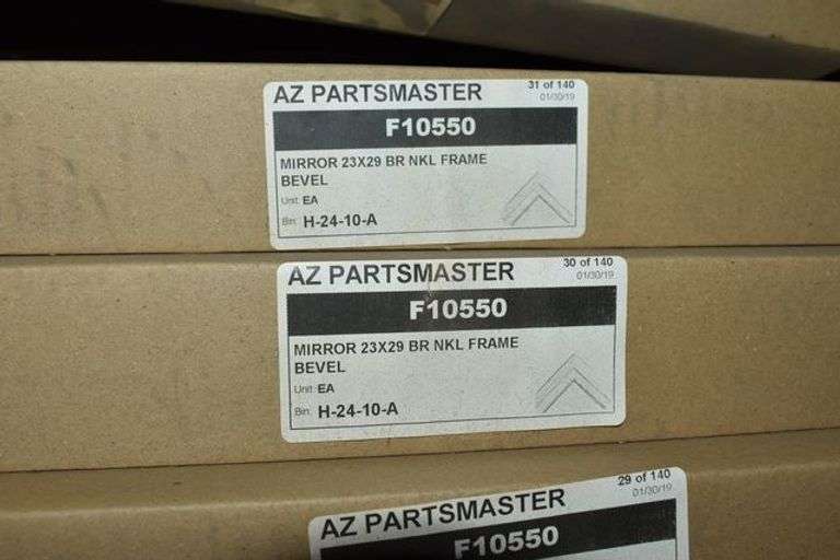 MIXES PALLET INCLUDING (9) MIRRORS 23" X 29"