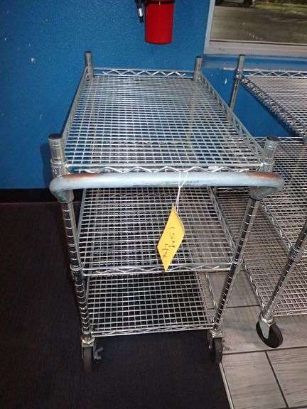 Seville Classics Metal NSF Cart w/ Three Shelves **sold 4X the money**