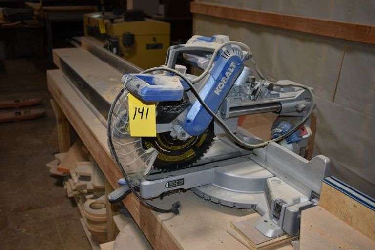 KOBALT 12" COMPACT SLIDING DUEL BEVEL MITER SAW 1413795 110-V *SOLD WITH TABLE*