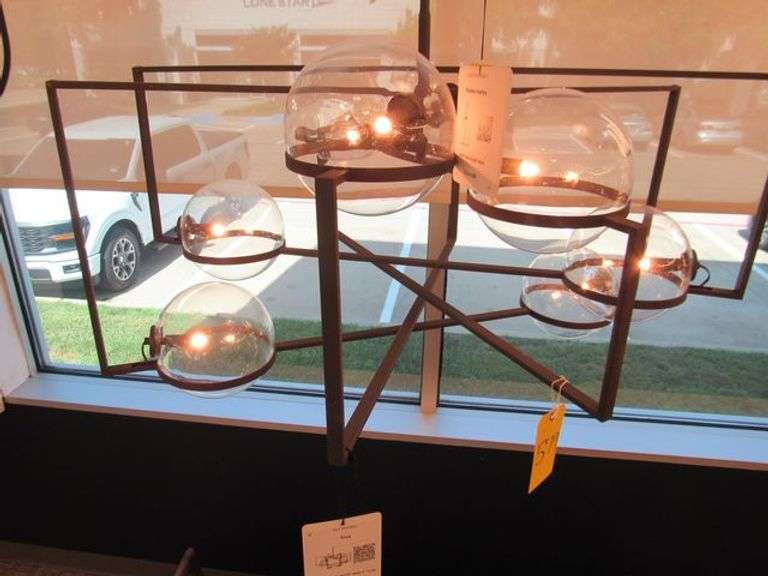 CHANDELIER OR PENDANT AS SHOWN * REFER TO PHOTOS * BUYER RESPONSIBLE FOR REMOVAL - BRING TOOLS AND LADDER AS ITEMS ARE CEILING MOUNTED 12'-14' CEILING HEIGHT*