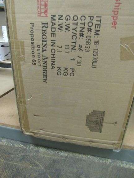 REGINA ANDREW CHANDELIER #16-1257BLU