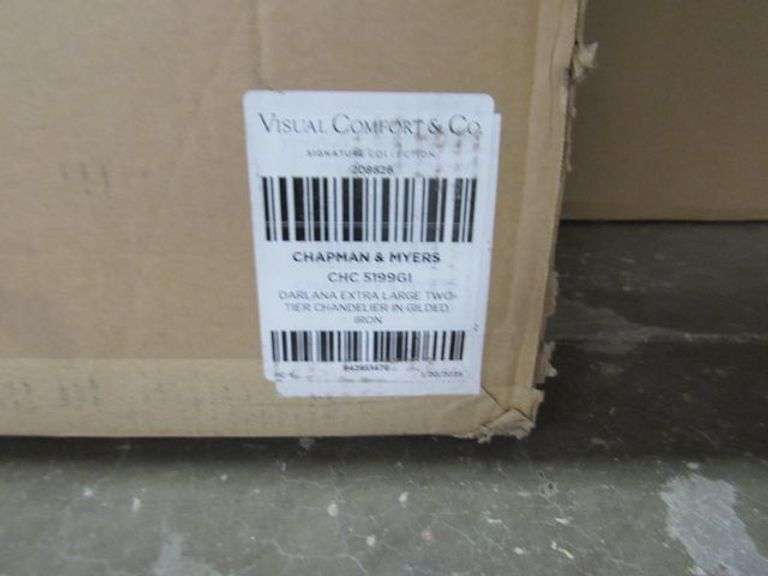 CHAMPION & MYERS CHC5199G1 DARLANA XL 2-TIER CHANDELIER GILDON IRON