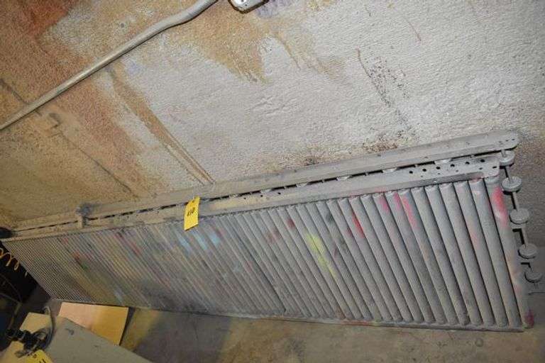 (2) ASSORTED ROLLER CONVEYOR SECTIONS AS SHOWN - APPROX. 120" X 24" *NO SUPPORT LEGS*