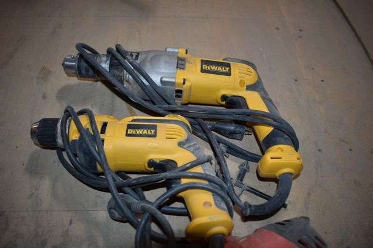 (4) ASSORTED DRILLS AS SHOWN, 110-V