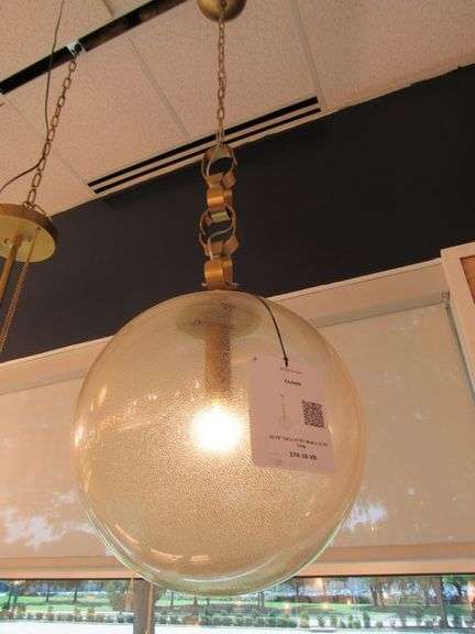 CHANDELIER OR PENDANT AS SHOWN * REFER TO PHOTOS * BUYER RESPONSIBLE FOR REMOVAL - BRING TOOLS AND LADDER AS ITEMS ARE CEILING MOUNTED 12'-14' CEILING HEIGHT*