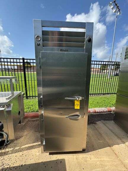 TRAULSEN & CO. HEATED COMMERCIAL CABINET W/ PASS THROUGH DOORS