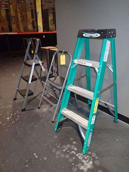 (3) Assorted Step Ladders