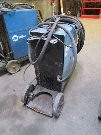 MILLERMATIC 350P ARC WELDER, S/N MB501411N, 230V, W/LEADS, PORTABLE