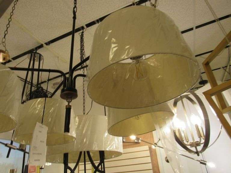 CHANDELIER OR PENDANT AS SHOWN * REFER TO PHOTOS * BUYER RESPONSIBLE FOR REMOVAL - BRING TOOLS AND LADDER AS ITEMS ARE CEILING MOUNTED 12'-14' CEILING HEIGHT*