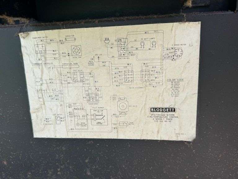 BLODGETT COMMERCIAL DUAL OVEN