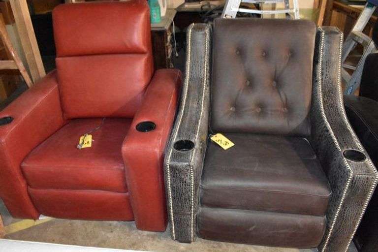 (3) ASSORTED THEATER CHAIRS, POWER RECLINER, 110-V