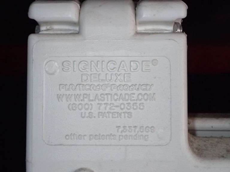Signcade Deluxe Dual Sided Plastic A Frame Display Stand **sold 3X the money**