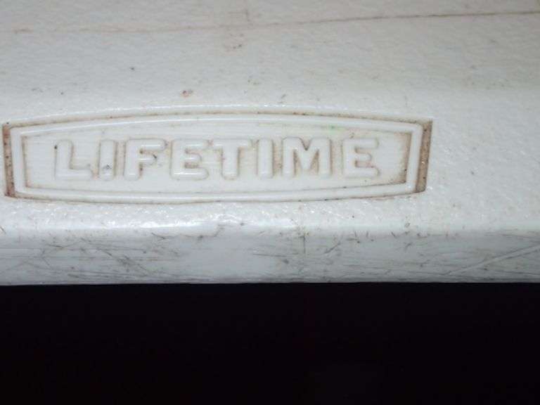 Lifetime 6' Folding Table w/ Plastic Top