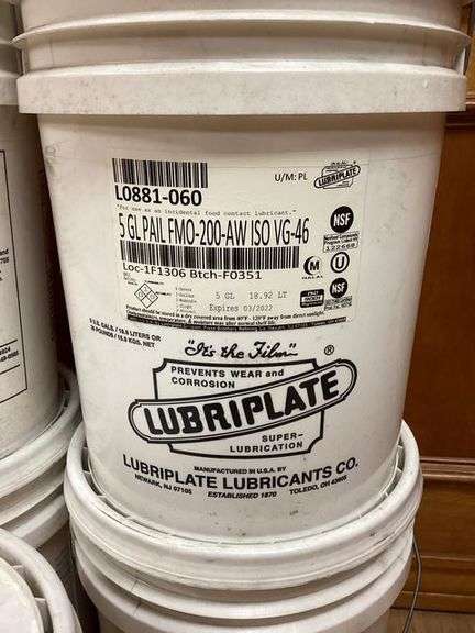 LUBRIPLATE, FMO-200-AW, (SOLD 5 X THE MONEY)