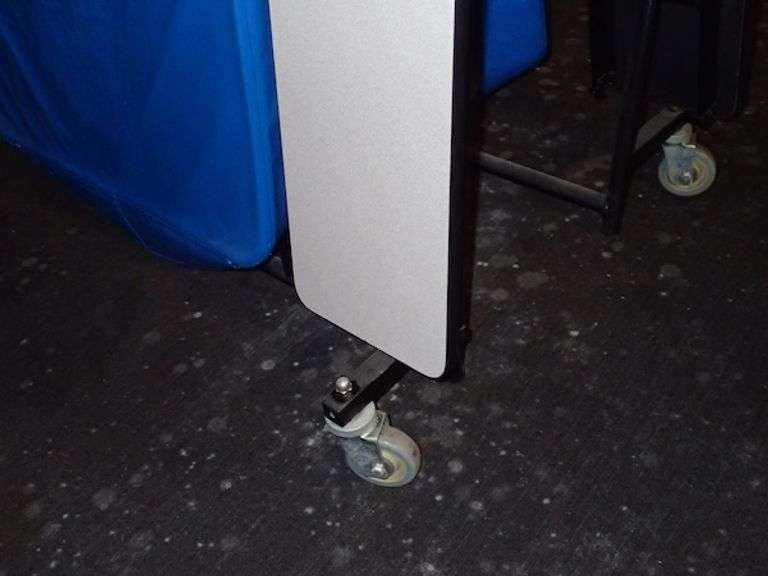 Mobile Bench Cafeteria Table 12'