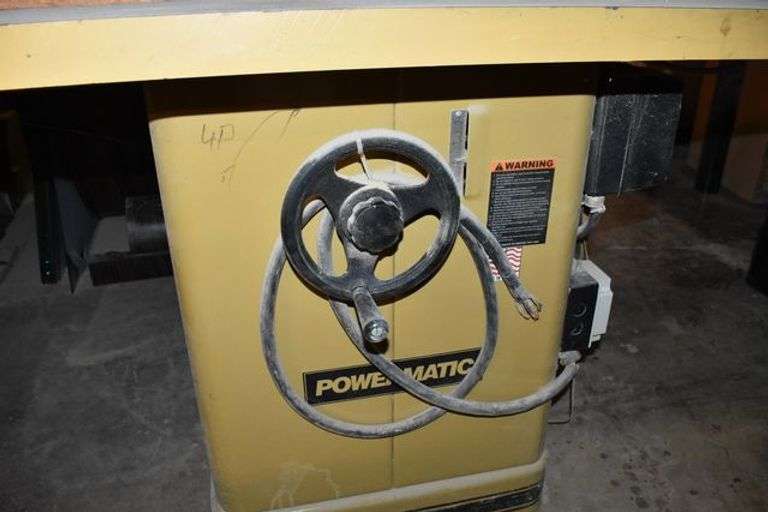 POWERMATIC SHAPER WITH STEFF 2034 POWER FEEDER 220-V 3-PHASE