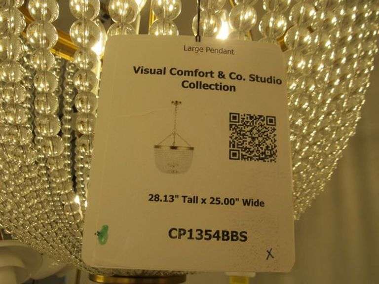 CHANDELIER OR PENDANT AS SHOWN * REFER TO PHOTOS * BUYER RESPONSIBLE FOR REMOVAL - BRING TOOLS AND LADDER AS ITEMS ARE CEILING MOUNTED 12'-14' CEILING HEIGHT*