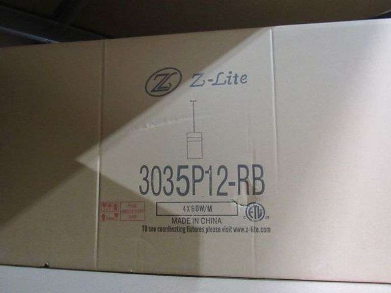 Z-LITE 3035P12-RB PENDANTS, (sold 2x the money)