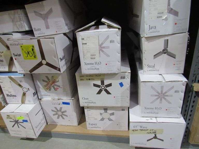 LOT OF APPROX. (40) BOXES ASSORTED RETURN LIGHTING/FIXTURE ITEMS