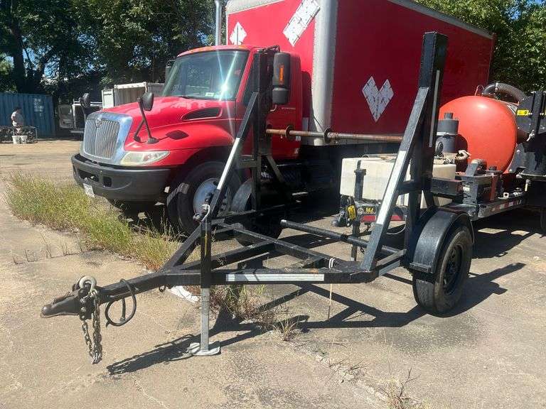 2023 SPOOL TRAILER, SINGLE AXLE BUMPER PULL