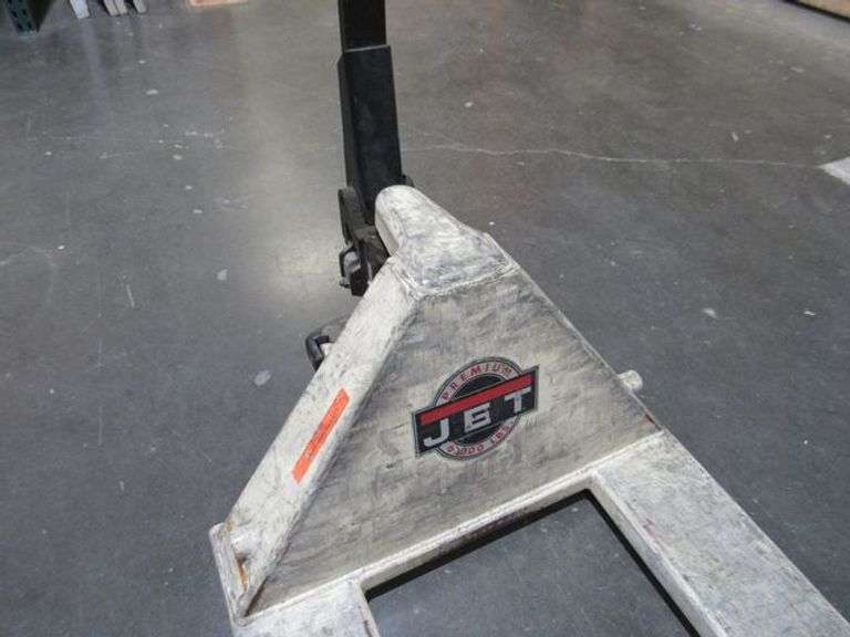 JET 5,000 LB CAPACITY PALLET JACK (DELAYED PICKUP)
