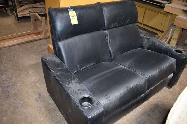 THEATER STYLE SEATING AS SHOWN, POWER RECLINER 110-V