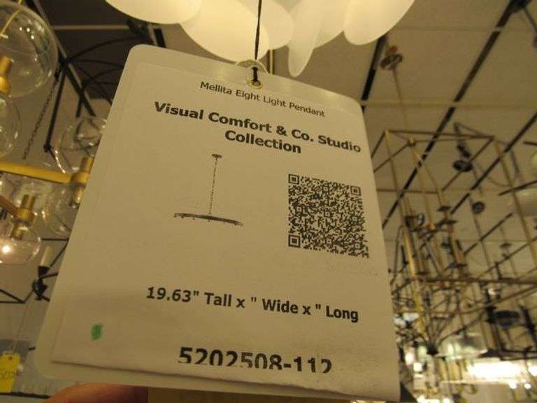 CHANDELIER OR PENDANT AS SHOWN * REFER TO PHOTOS * BUYER RESPONSIBLE FOR REMOVAL - BRING TOOLS AND LADDER AS ITEMS ARE CEILING MOUNTED 12'-14' CEILING HEIGHT*